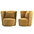 Luxury Roberto Cavalli Bell Chairs 3D model small image 2