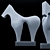 Elegant Horse Sculpture Abstraction 2013 3D model small image 7