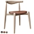 Hans J. Wegner CH20 Chair 3D model small image 1