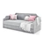 Hoff Fly Kids Sofa Bed 3D model small image 2