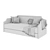 Hoff Fly Kids Sofa Bed 3D model small image 6