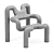 Modern Ergonomic Ekstrem Armchair 3D model small image 5