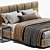 Minotti Lawrence Bed 3D Model 3D model small image 2