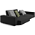 Modern B&B Italia Andy Sofa 3D model small image 2