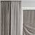 Polygonal Curtain 3D Model Kit 3D model small image 2