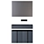 Modern Paral 3 Bathroom Set 3D model small image 3