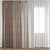 Polygonal Curtain Model Set 3D model small image 1