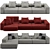 B&B Italia Andy Sofa 346cm 3D model small image 1