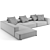 B&B Italia Andy Sofa 346cm 3D model small image 7