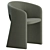 Modern Chic Celeste Chair Pair 3D model small image 7