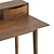 Modern Two Drawer Office Desk 3D model small image 5