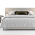 Sleek Italian Flou Notturno Bed 3D model small image 2