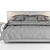 Sleek Italian Flou Notturno Bed 3D model small image 3