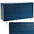 Luxore Blue Prussian Chest Drawers 3D model small image 1