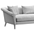 Sophisticated Parlor Sofa 2 3D model small image 4