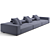 Luxury B&B Italia Andy Sofa 3D model small image 3