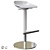 Gray Bar Stool 76cm Ikea 3D model small image 1