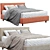 Modern Paco Bed - Bonaldo 3D model small image 1