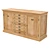 Academy Classic Wooden Buffet 3D model small image 3