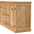 Academy Classic Wooden Buffet 3D model small image 4