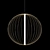 Carbon Core Pendant Light 3D model small image 1