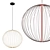 Carbon Core Pendant Light 3D model small image 2