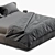 Saba Italia Pixel Bed 3D 3D model small image 3