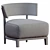 Sleek Flexform Thomas Chair 3D model small image 6