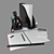 Office Desk Stationery Set 3D model small image 1