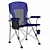 Folding Camping Chair with Adjustable Materials 3D model small image 2