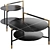 Modern Coffee Table CARTER Set 3D model small image 1