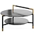 Modern Coffee Table CARTER Set 3D model small image 2