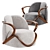 Giorgetti Hug Armchair 3D Model 3D model small image 3