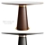 Homary Mid Century Round Dining Table 3D model small image 4