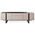 Elegant Grey TV Stand, Spacious 3D model small image 2