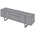 Elegant Grey TV Stand, Spacious 3D model small image 5