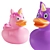 Unicorn Rubber Duck Collection 3D model small image 3