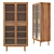 Bruni High Buffet with Glass Panes 3D model small image 1