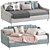 Convertible Sofa Bed Jolena 243 3D model small image 1