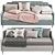 Convertible Sofa Bed Jolena 243 3D model small image 2