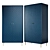 LaRedoute Luxore Two-Door Wardrobe 3D model small image 1