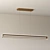 Modern LED Linear Suspension Light 3D model small image 2
