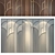 Modern Wood Melamine Wall Panels 3D model small image 2