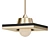 Sleek Minimalist Pendant Light 3D model small image 1