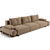 Luxurious Visionnaire Donovan Roll Sofa 3D model small image 2