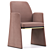 Stylish Aster Anthony Dining Chairs 3D model small image 4