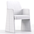 Stylish Aster Anthony Dining Chairs 3D model small image 5