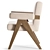 Sophisticated HAITH Dining Chair 3D model small image 2