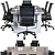 Modern Office Chair with 4D Arms 3D model small image 2