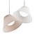 Modern Pendant Light Fixture, 45x22cm 3D model small image 1